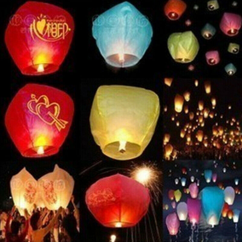 1 pcs Hanging Ball Outdoor Party Decoration Holiday Supplies Wishing Lantern NL