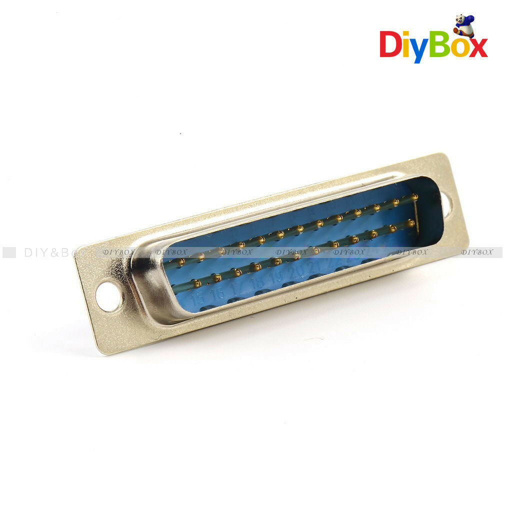 1Pair 25Pin D-SUB DB25 Pin Female Male Solder Type Welding Connect Connector