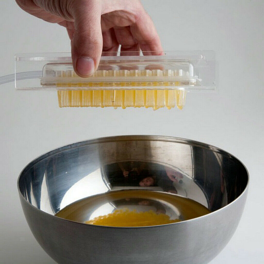 Molecular Gastronomy Caviar Maker Dispenser Strainer with Tube & Spoon Kit