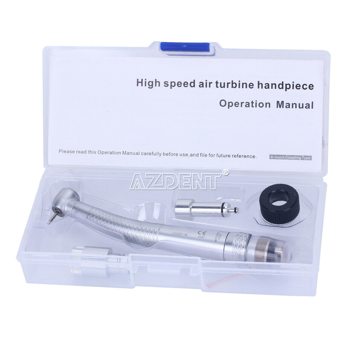 Dental Torque Head Push Button Handpiece 3 Spray Quick Coupling M4