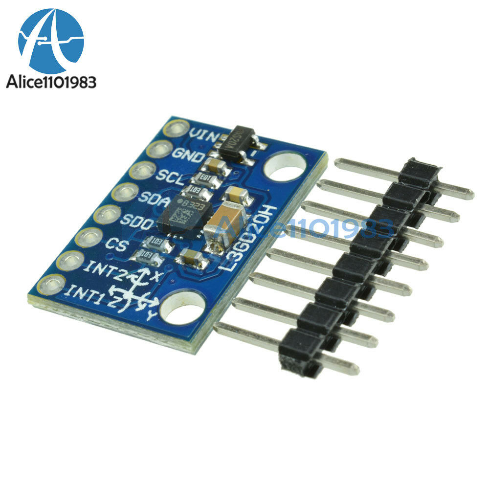 L3GD20H 3-Axis Gyro Carrier SPI & I2C up to ±20 with Voltage Regulator