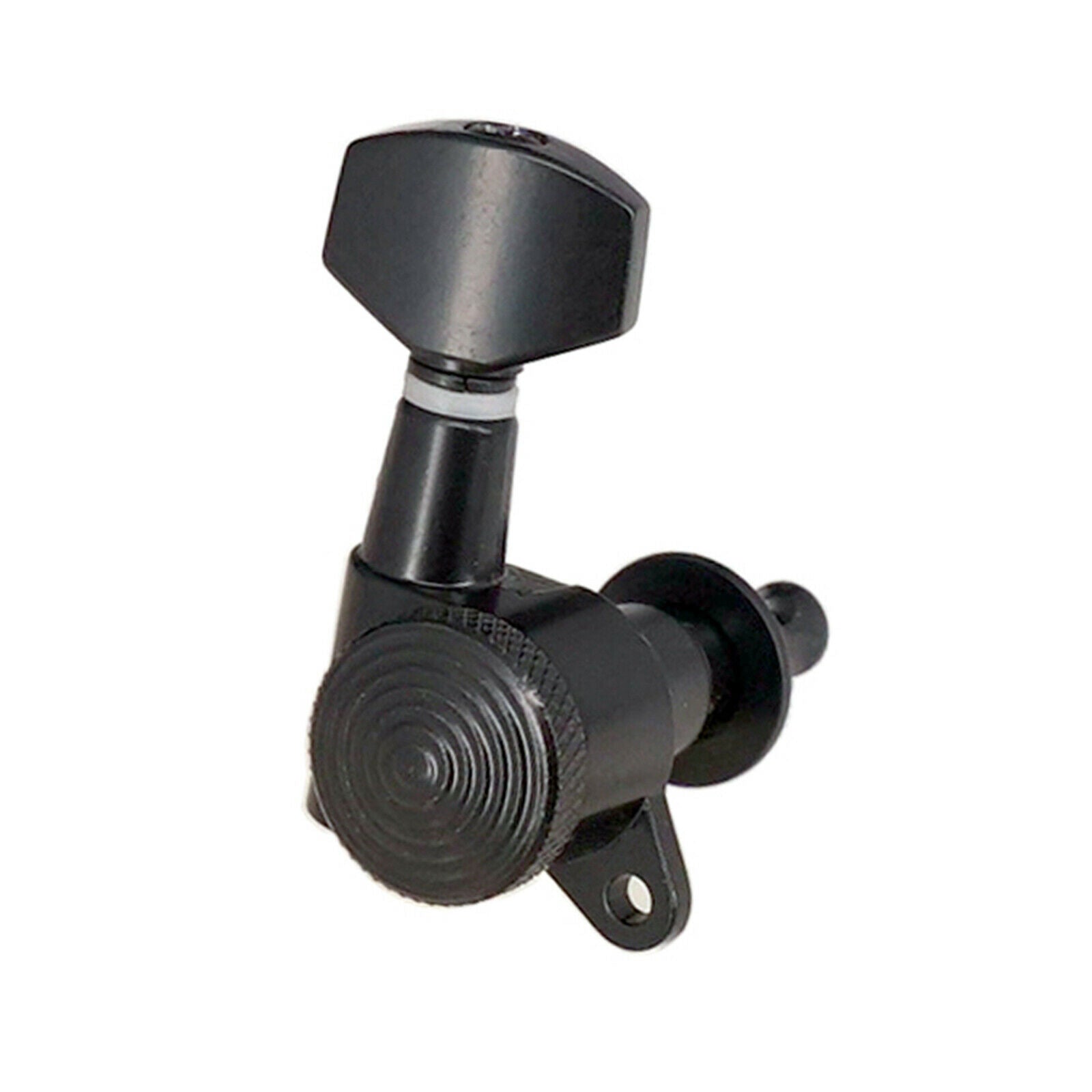 6R Right Guitar Machine Heads String Tuning Pegs Tuners Black Accessories