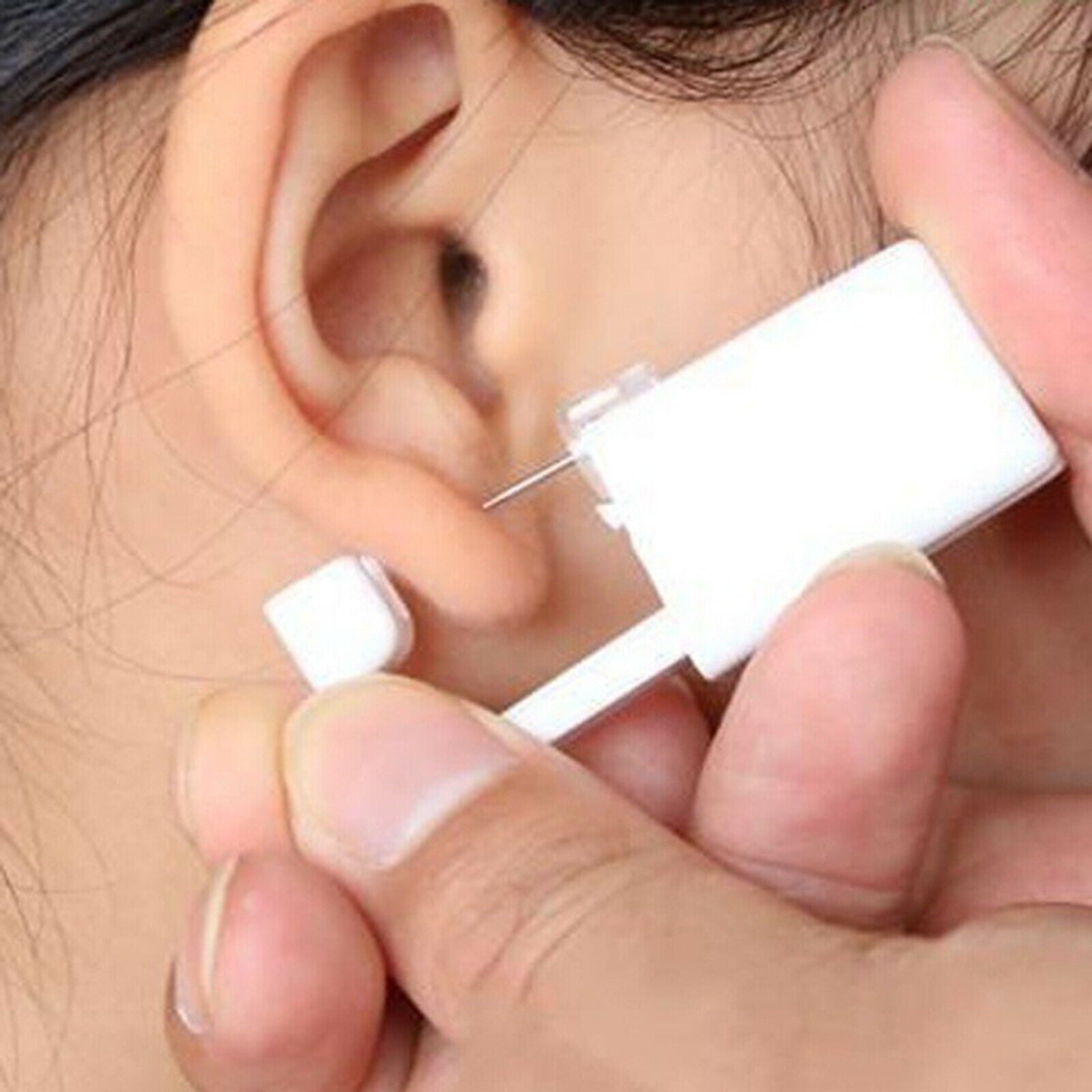 Steel Ear Nose Navel Body Piercing Gun with Earring Studs Tool No Pain DIY