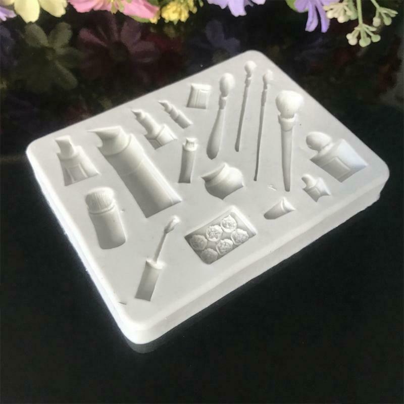 Perfume Makeup Tool Shape Cake Fondant Mold for Chocolate Pudding Candy Modeling