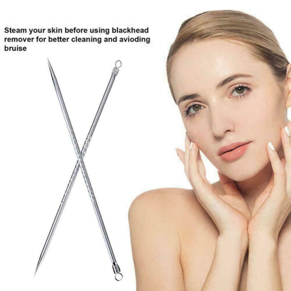 Carbon Steel Acne Needle Blackhead Removal Pin Pimple x Extractor 1 Tool X7K6