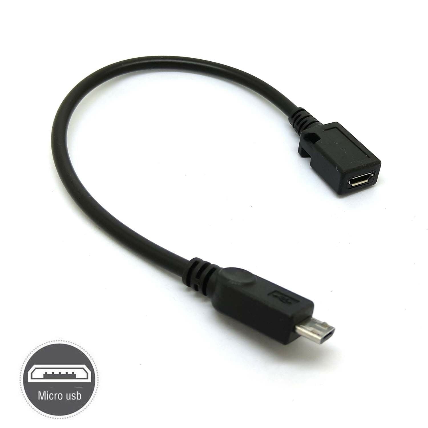 USB Micro 5P Female Male Up  Extension Cable Adapter powe data sync KD