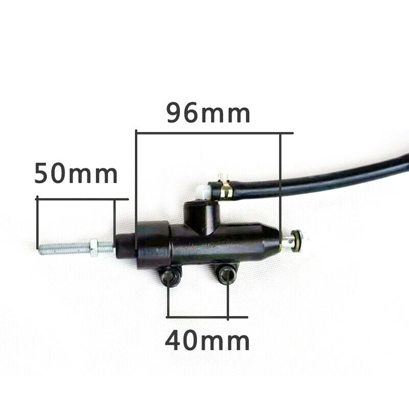 19MM ATV Motorcycle Large Plunger Rear Brake Master Cylinder+Oil Fluid Reservoir