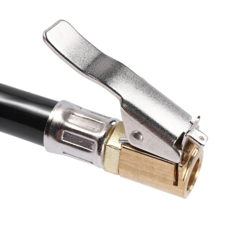 Car Truck 1/2" Male Thread Rubber Inflating Hose Air Tire Inflator 16.3" Q3U2U2
