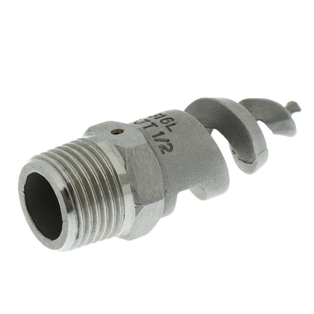 1/2 inch Male Stainless Steel Spiral Cone Atomization Nozzle Spray Sprinkler