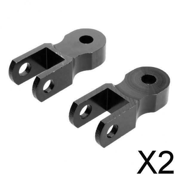 2X Height Extension Shock Absorber Motorcycle Jack Up Riser Suspension Black