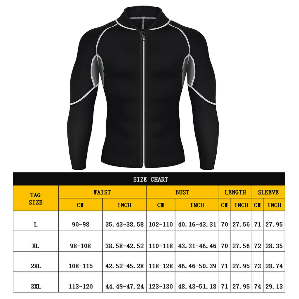 Men Long Sleeve Sporting Coat Compression Tight-fitting Long-sleeved Top XL