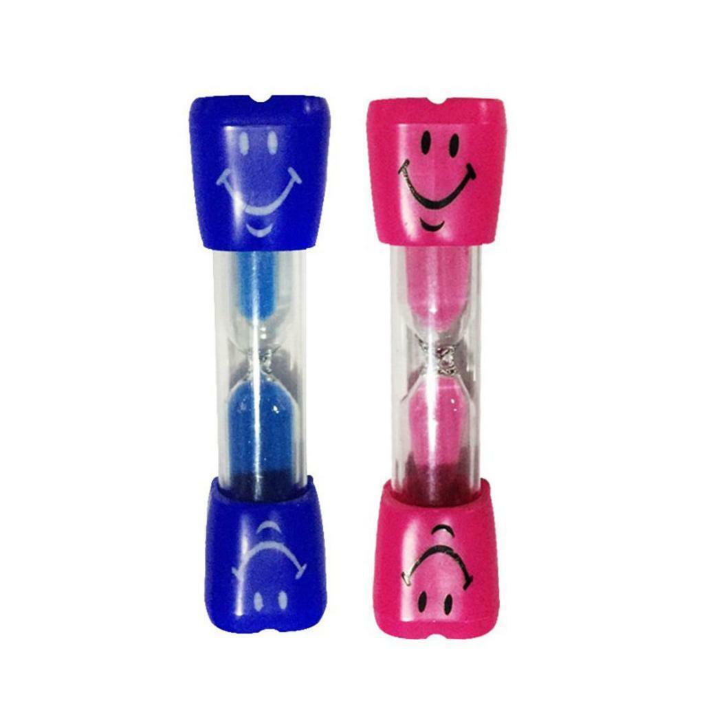 Sand Glass Sandglass Hourglass Timer 3 Minutes Home Decor Gift Blue + Pink