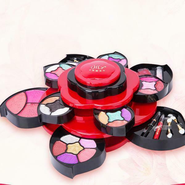 Makeup Kits for Teens Flower Make Up Pallete Gift for Girls Women Petals