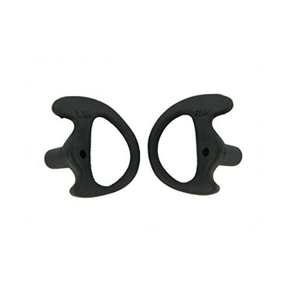 10Pairs Silicone Ear Bud for 2-way Radio Covert Acoustic Tube Earphone Black