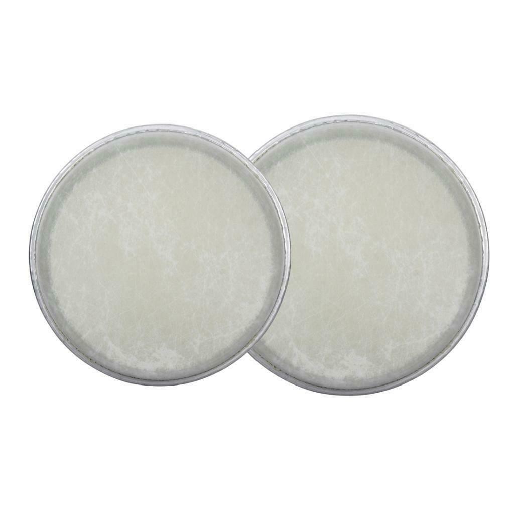 Beige 8 inch/10 inch Drum Head Drumhead for Djembe Heads Parts Accessories
