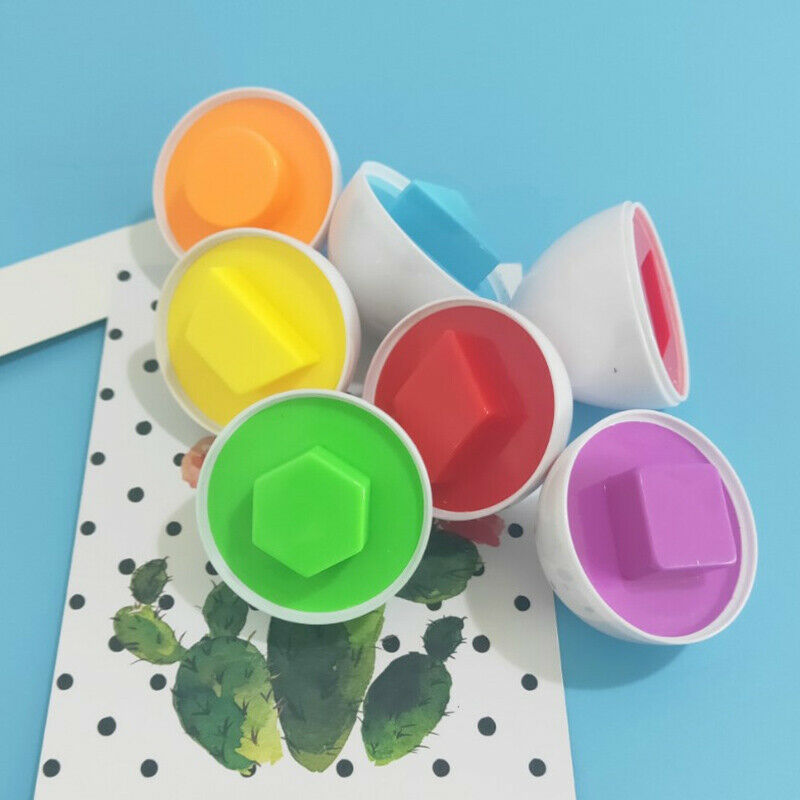 Infant Shape Matching Eggs Educational Toys Children Color Shape Recogniz.l8