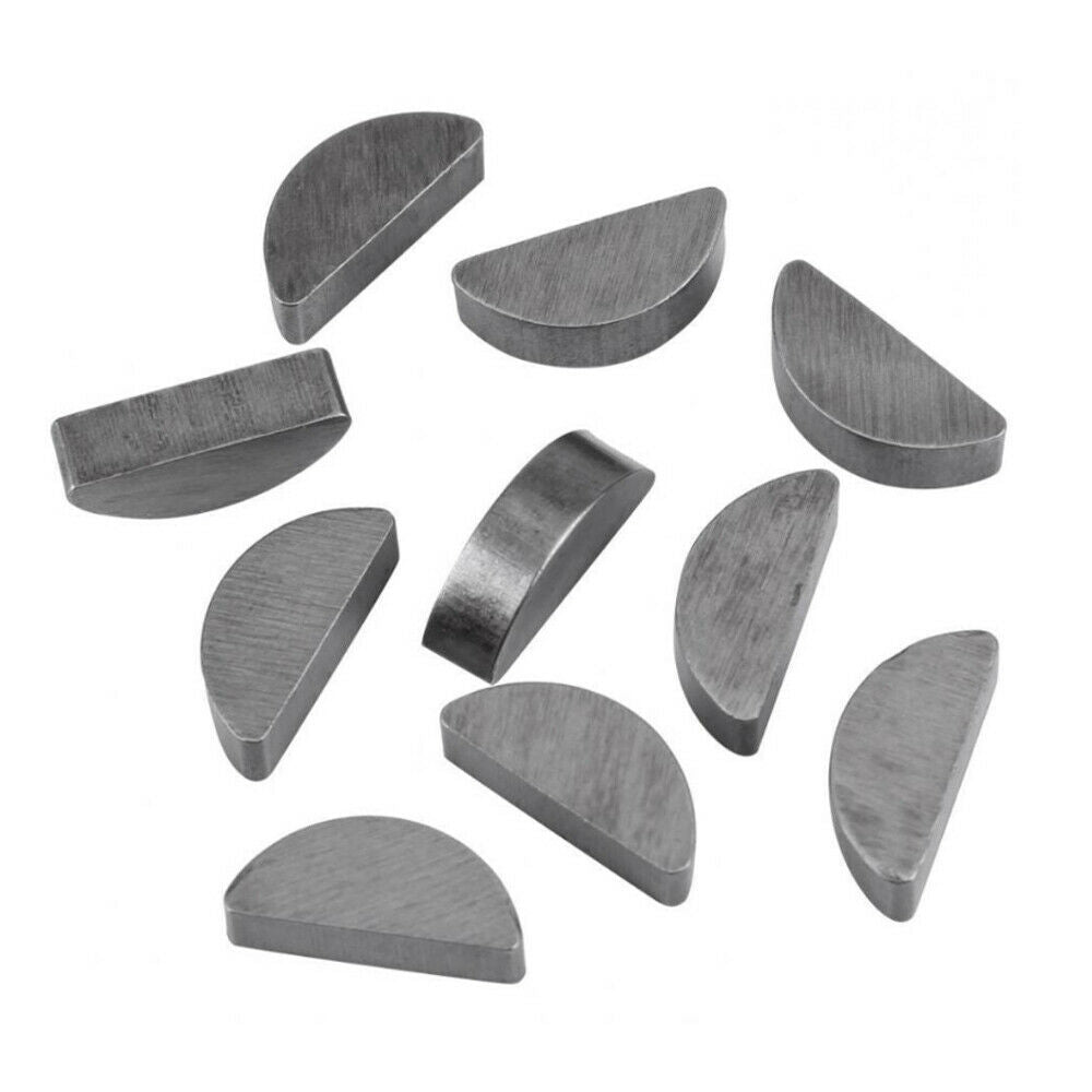 80PCS stainless steel half round key