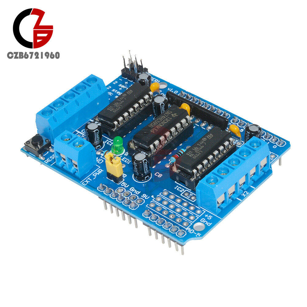 2PCS Motor Drive Shield Expansion Board L293D for Arduino Mega UNO Duemilanove