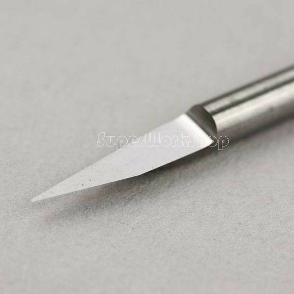 Engraving Bits CNC Router Tool Carbide PCB 45° 0.1mm 10 PCS