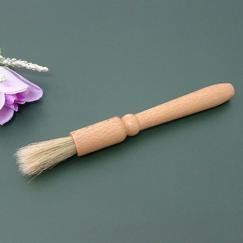 Coffee Grinder Machine Cleaning Brush With Natural Bristles & Wood Handle HN US