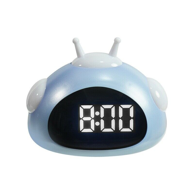 2X(Alarm Clock Cute Desk Clock Smart Backlight/Temperature/Snooze Wake Up AY7K7)