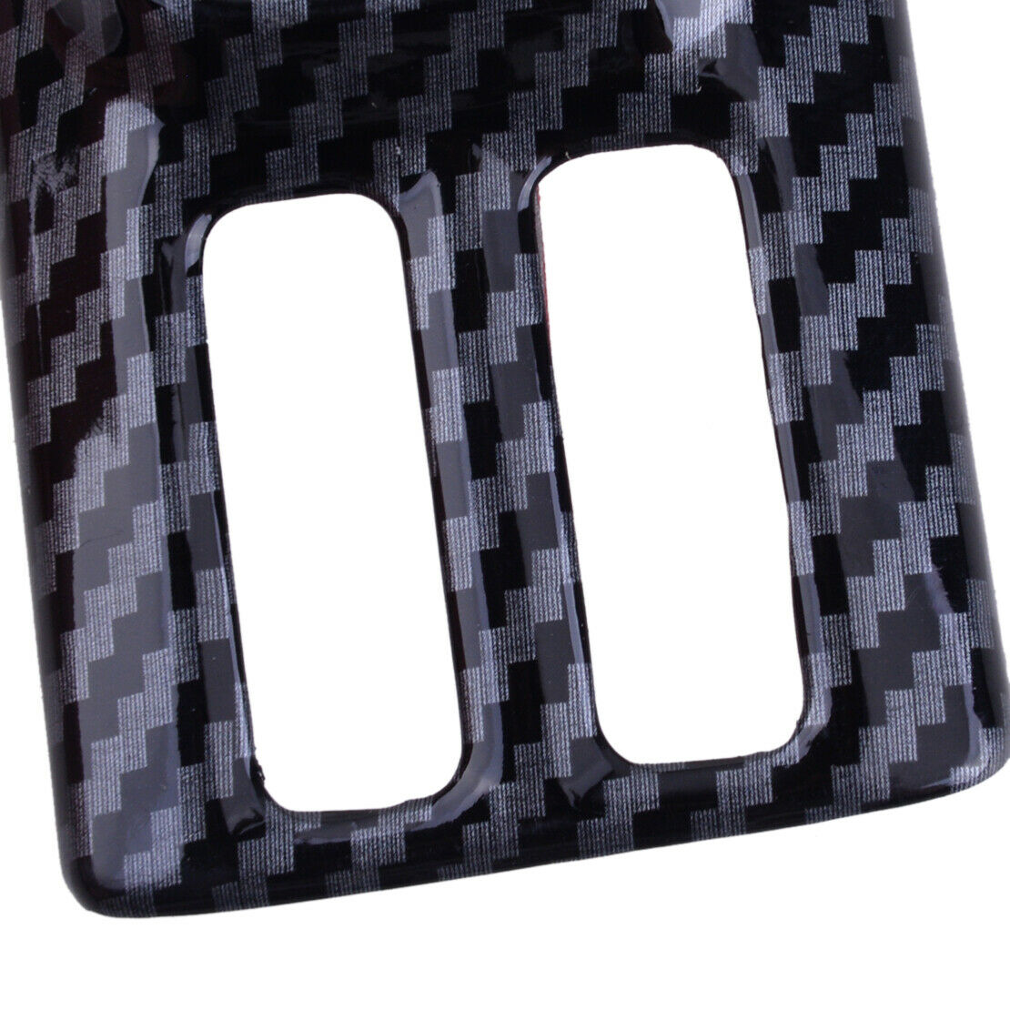 Carbon Fiber Style Warning Light Switch Cover Trim Fit For Ford Focus 2019 20