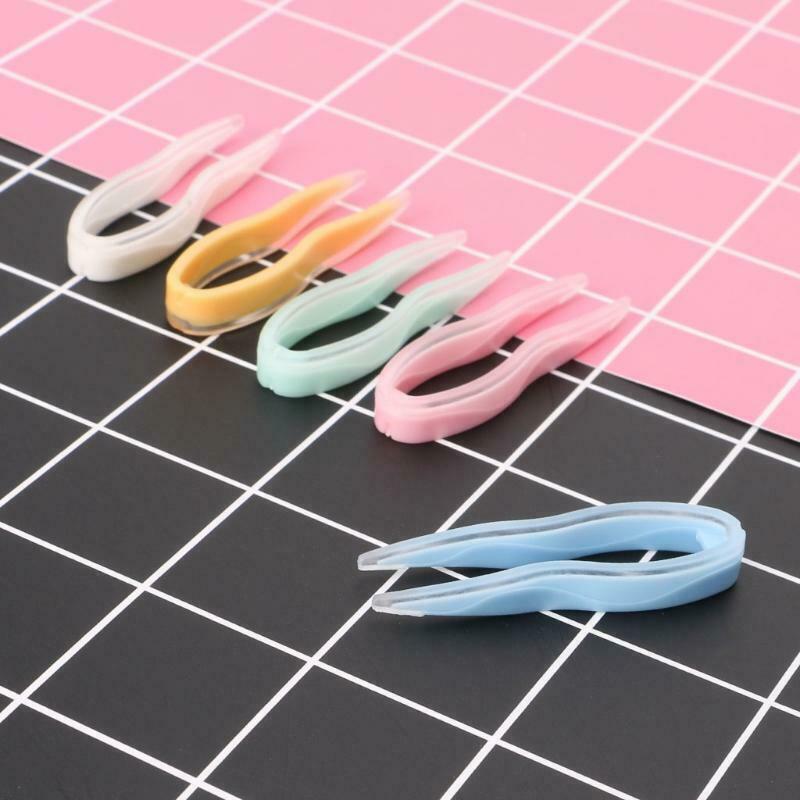 Contact Lens Tweezers Care Travel Clip Clamp Remover Tool Tips Random Color Kit