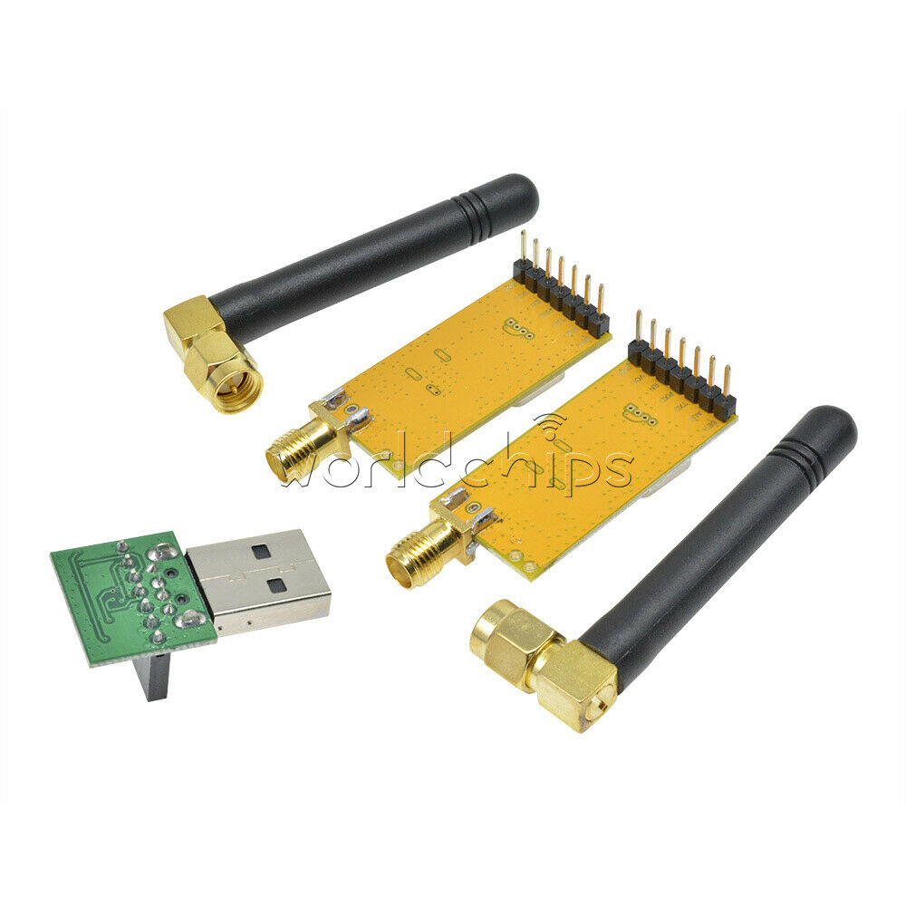 APC220 Wireless RF serial Data Modules With Antennas USB Converter New