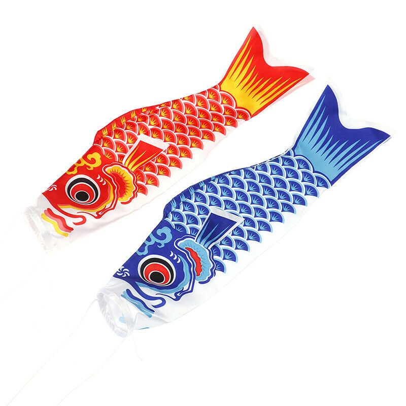 1Pc Colorful Japanese Style Carp Streamer Windsock Streamer Fish Flag Home De TH