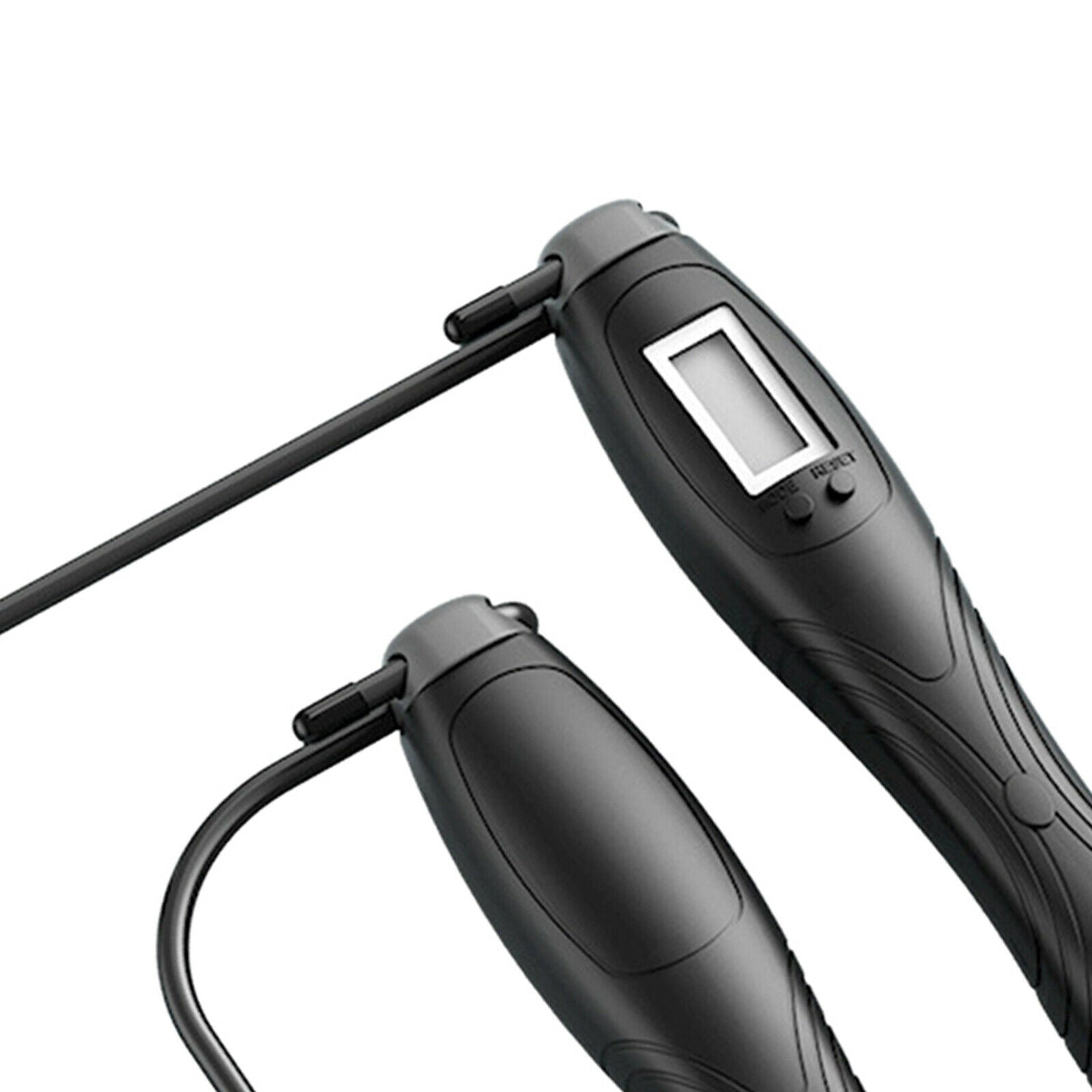 2x Weighted Ropeless Jumping Rope Digital Count Dual Mode Exercise Equipment