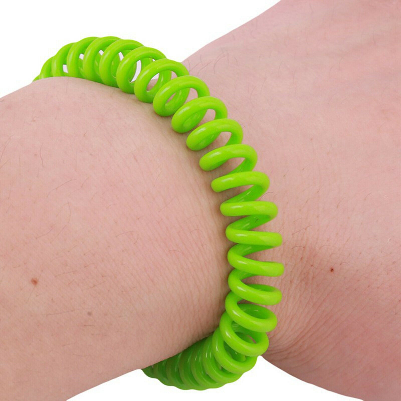 2X 10 Pcs Mosquito Repellent Bracelets  Free Waterproof Spiral Wrist Bands