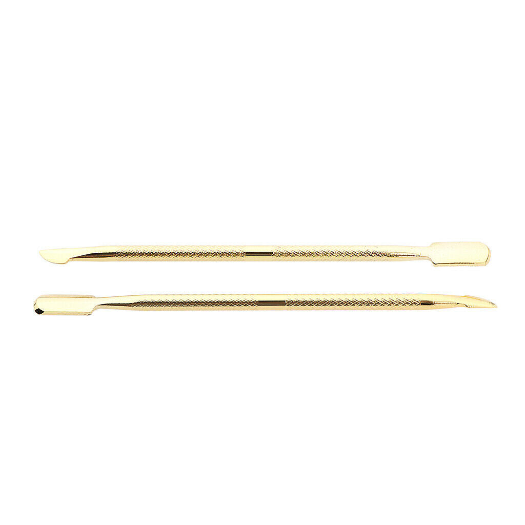 Pack of 2 Cuticle Pusher Remover Nail Died Skin Hard-skin Cleaning Cleaner for