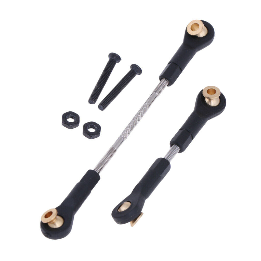 Metal steering linkage pull rod for WPL 1:16 4WD 6WD RC Car Pickup Truck