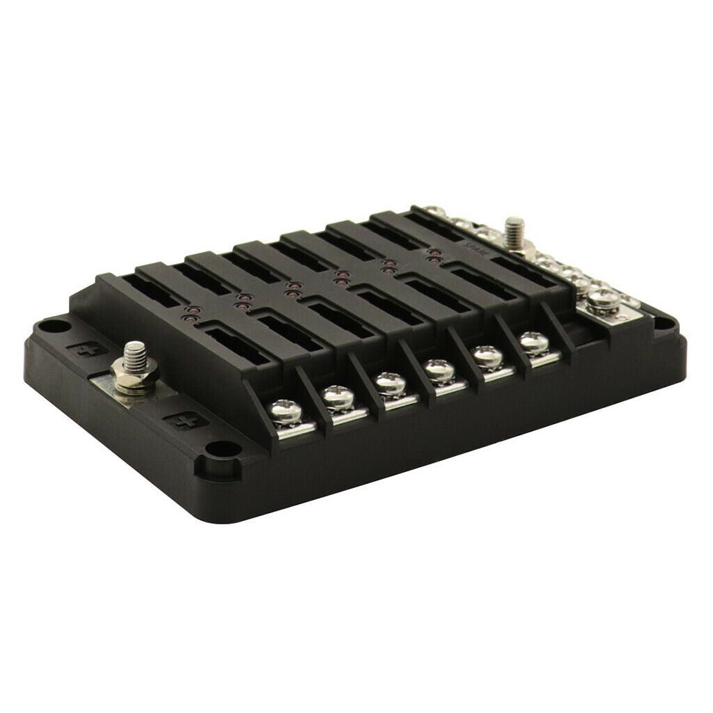 12-Way Blade Fuse Box Block Holder LED Indicator 12V-32V Auto Marine Car Boat