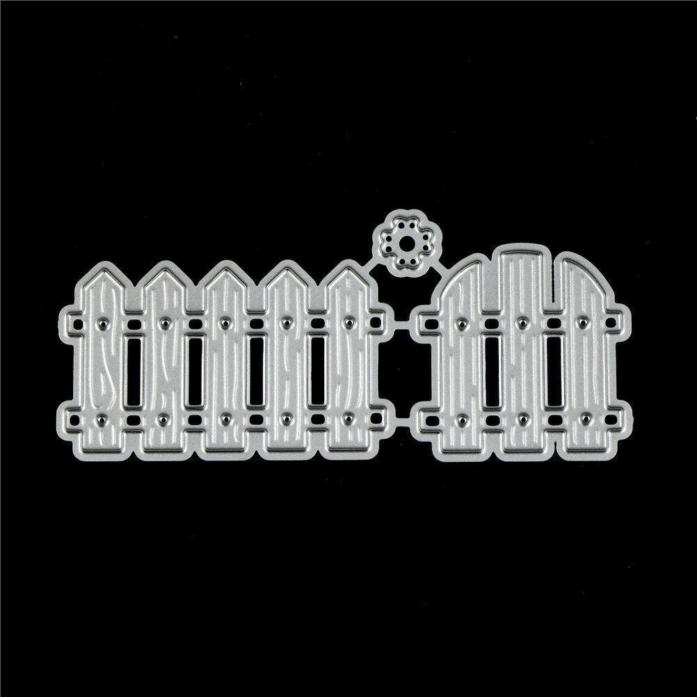 2Pcs Fence Design Metal Cutting Die For DIY Scrapbooking Album Paper Card.l8