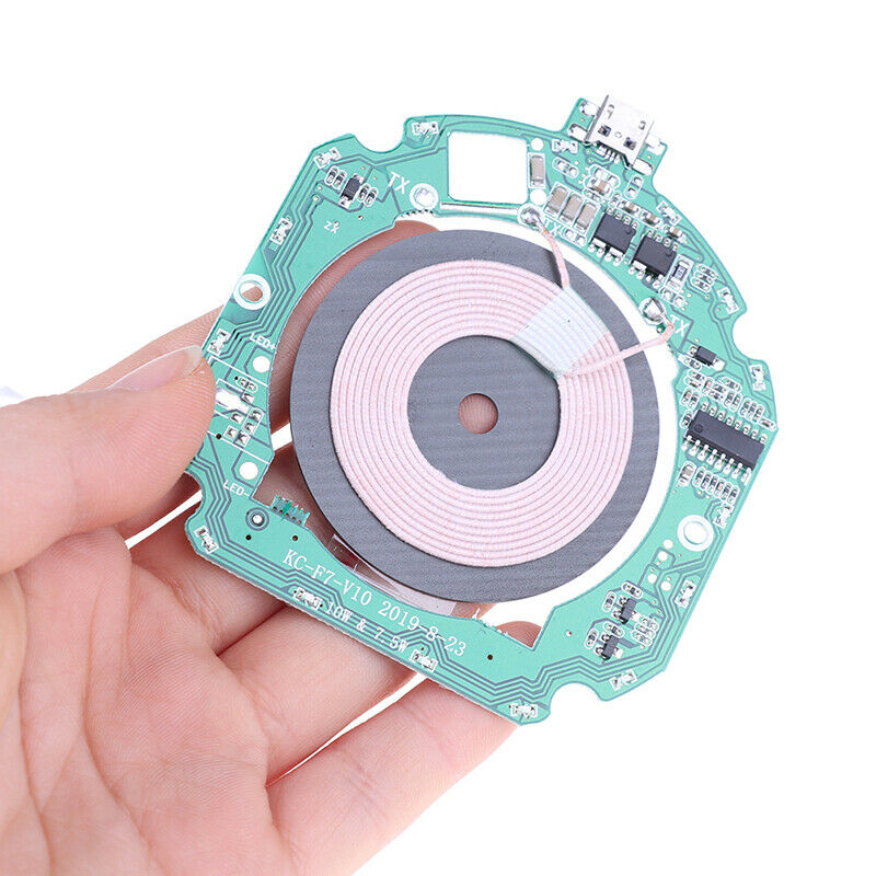 1Pc 10W QI Fast Wireless Charger PCBA Module Transmitter Circuit Bo .l8