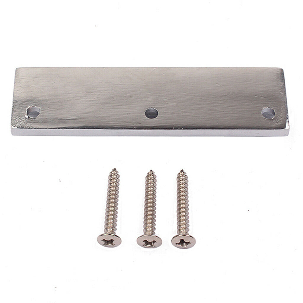 Chrome Finish 6-string Stop Bar Tailpiece with