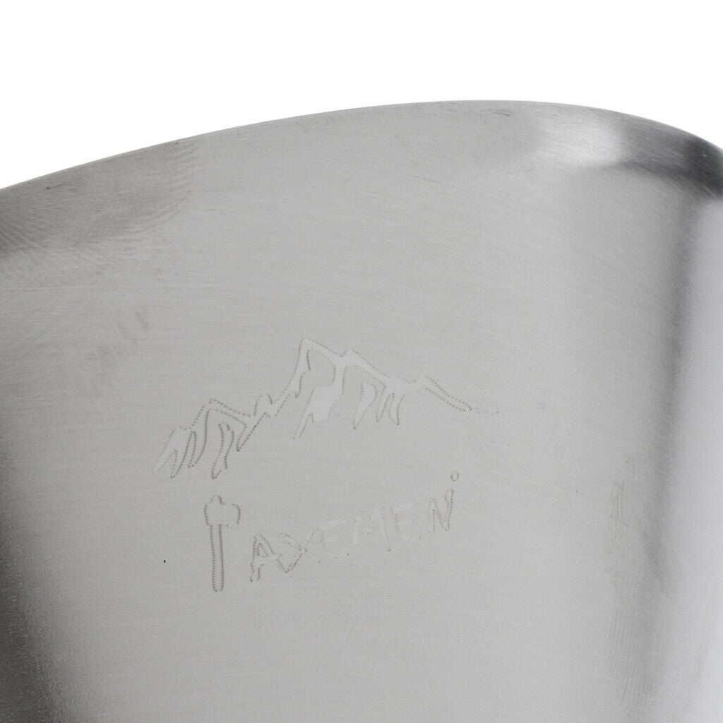 Outdoor Stainless Steel Insulated Camping Bowl Picnic 150x70mm for Adults