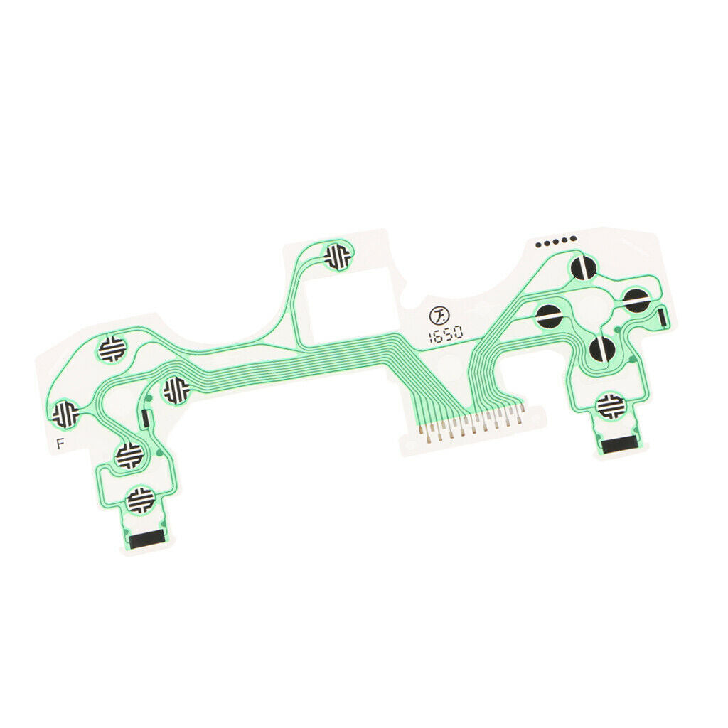 2X Conductive Film Ribbon Button Repair For   4 PS4 Controller Green