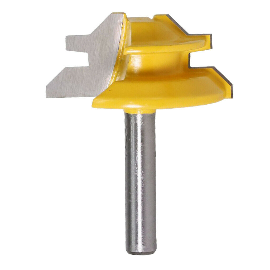 45 Degree Locking Miter Router Bit with 1/4 "Shank Drill Bits