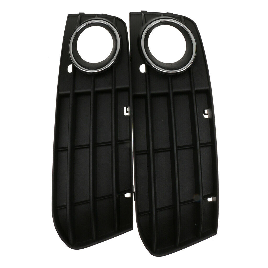 2pack Glossy Standard Front Bumper Cover Grill Fits For Audi B8 2009-2012