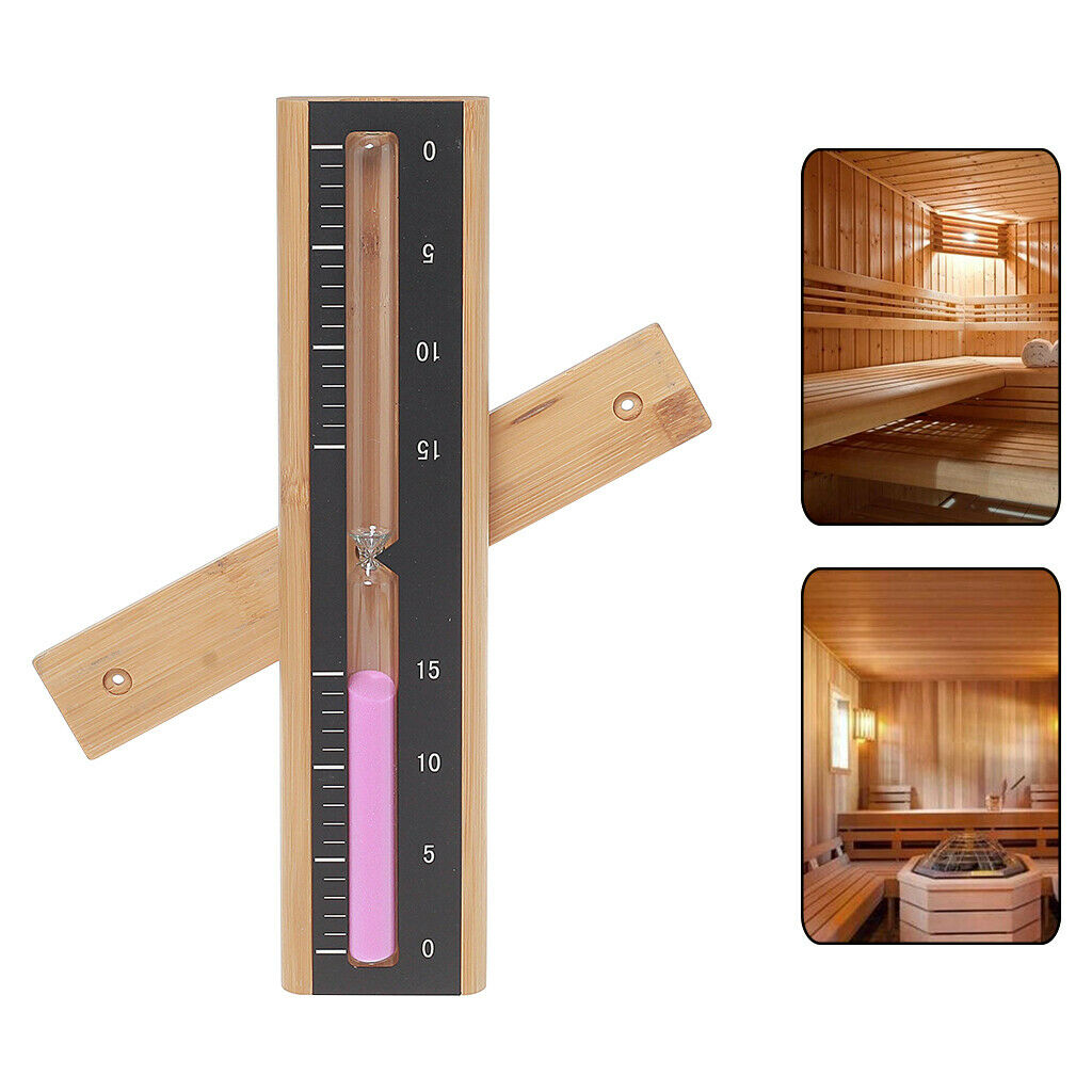 Multi-use Sauna Sand Timer Sandglass Timer Hourglass Clock for Sauna Room