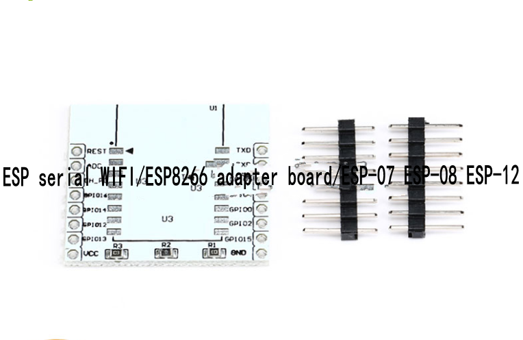 1pcs ESP serial WIFI/ESP8266 Adapter Board Programmer /ESP-07 ESP-08 ESP-12