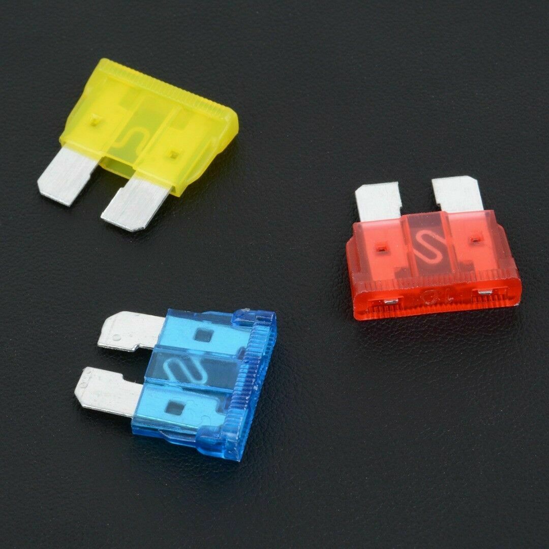 50Pcs Medium Blade Fuse Assorted Set Auto Car Truck Motorcycle SUV Fuses 3-40A