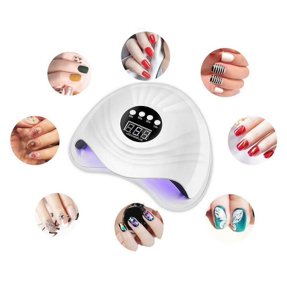 Nail Polish Dryer UV LED Lamp Acrylic Gel Curing Light Manicure 4 Timer Setting