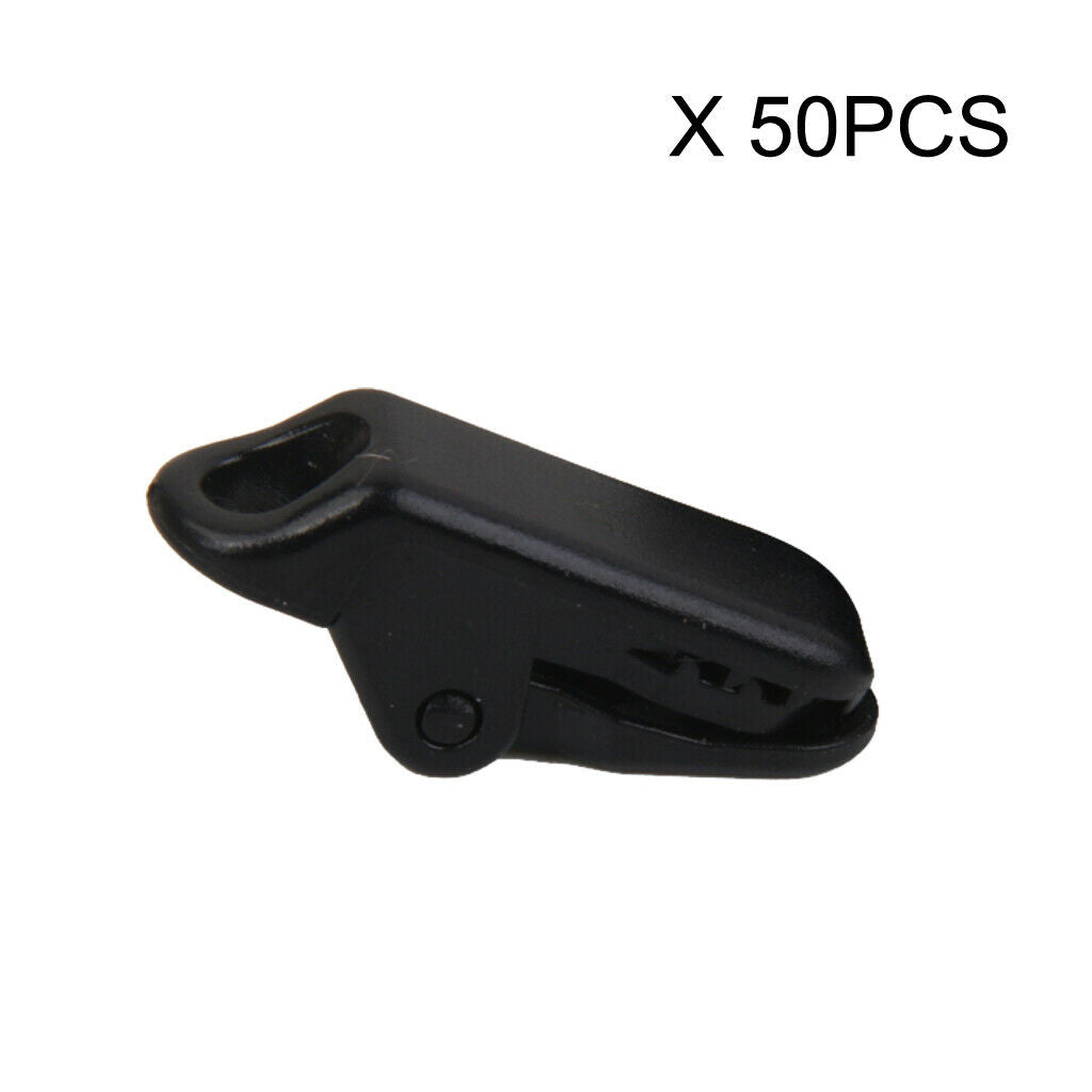 50x Small Tent Awning Clamp Tarp Clips Snap Hangers Car Boat Cover Outdoor