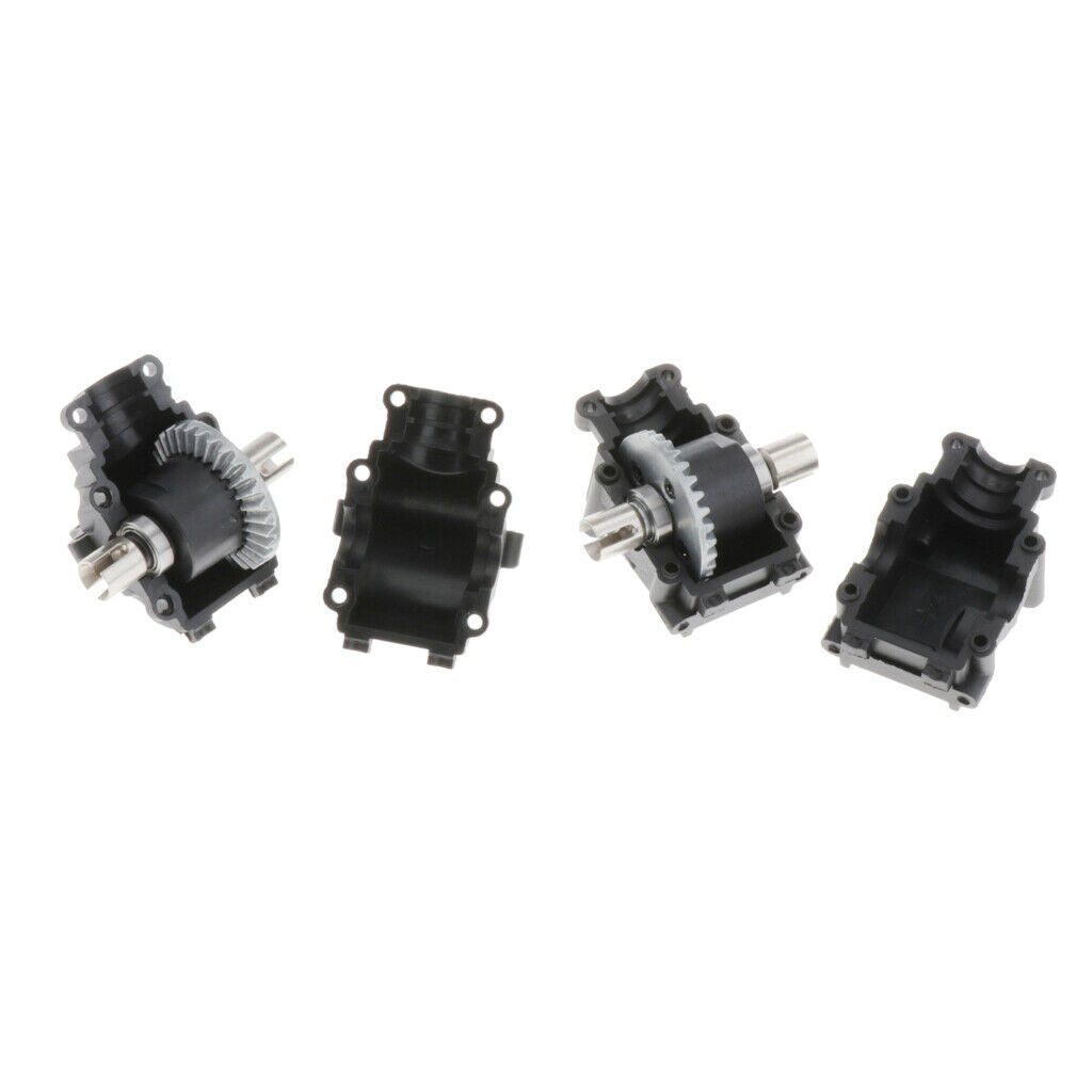 14th 2Pcs Differential Gears + 2Pcs Box Cover Replacement Set for 144001