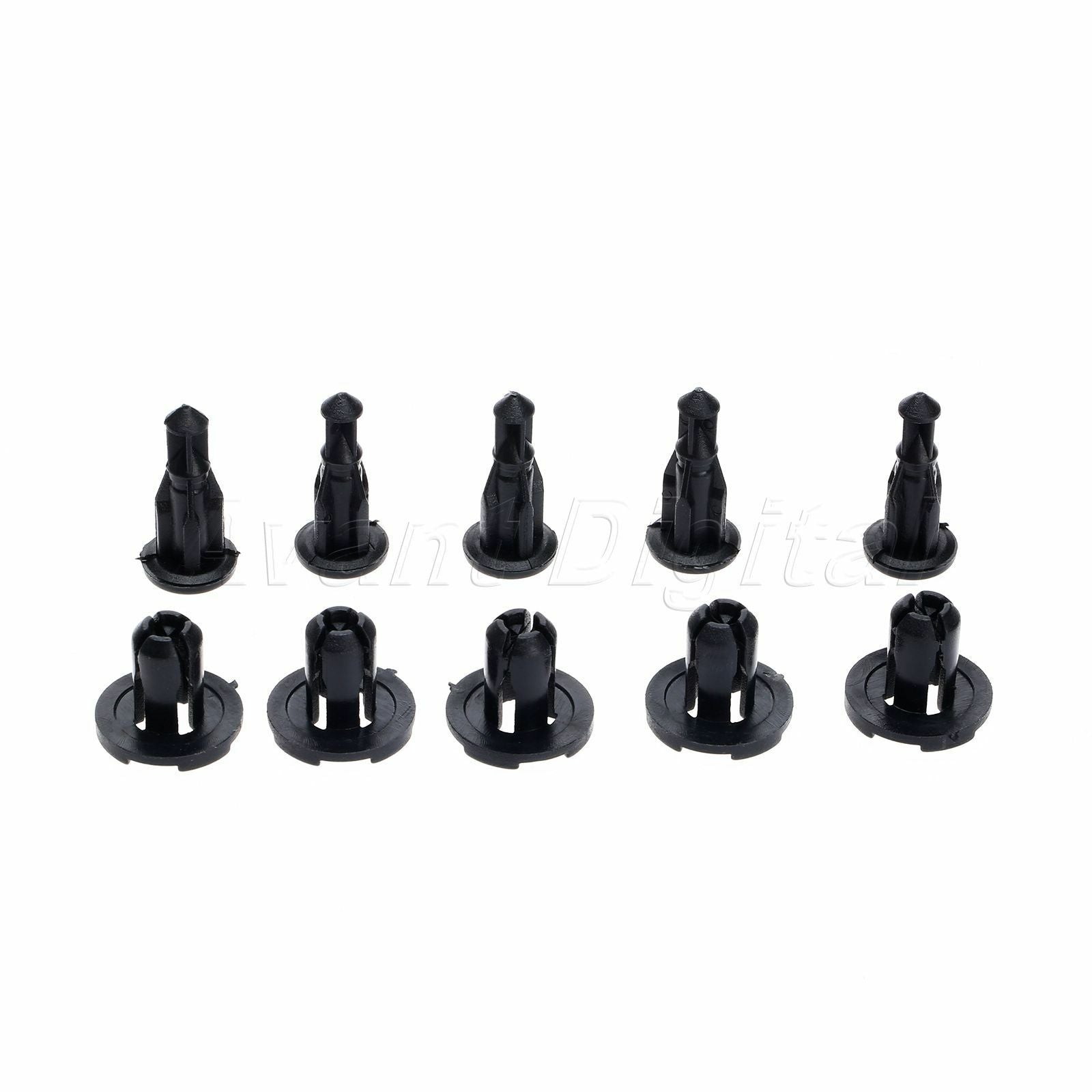 50X Bumper Fender Grille Retainer Liner Push Rivet Clip For Subaru Impreza