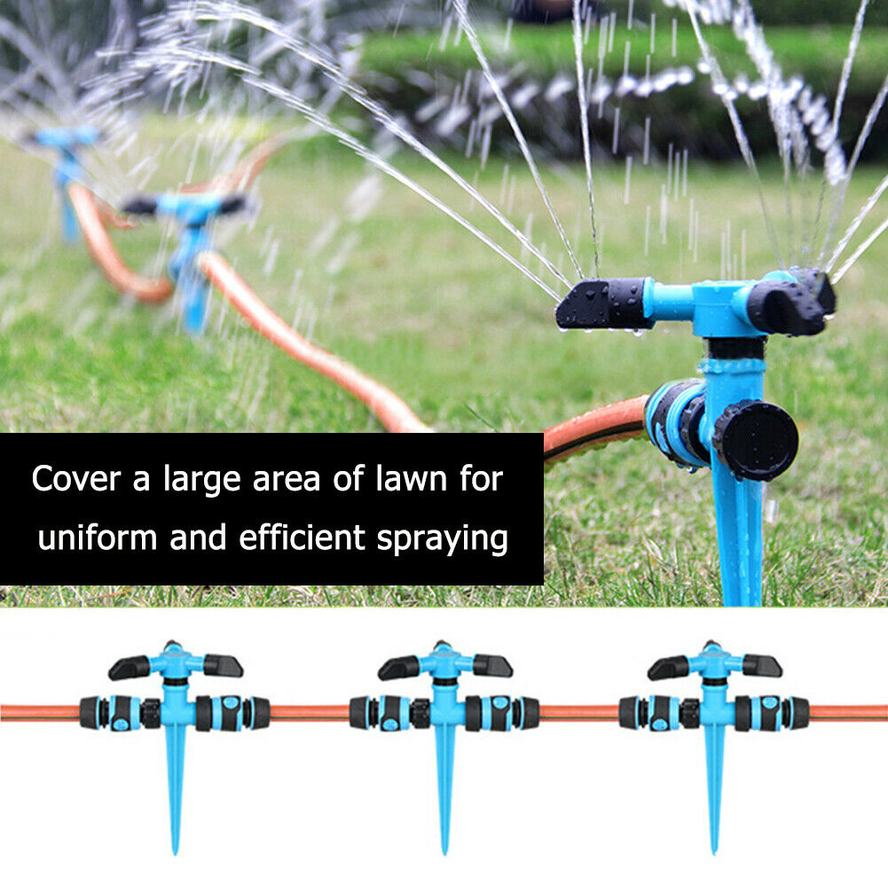 Garden Agriculture Irrigation Sprinklers Watering Grass Lawn Rotary Nozzle @