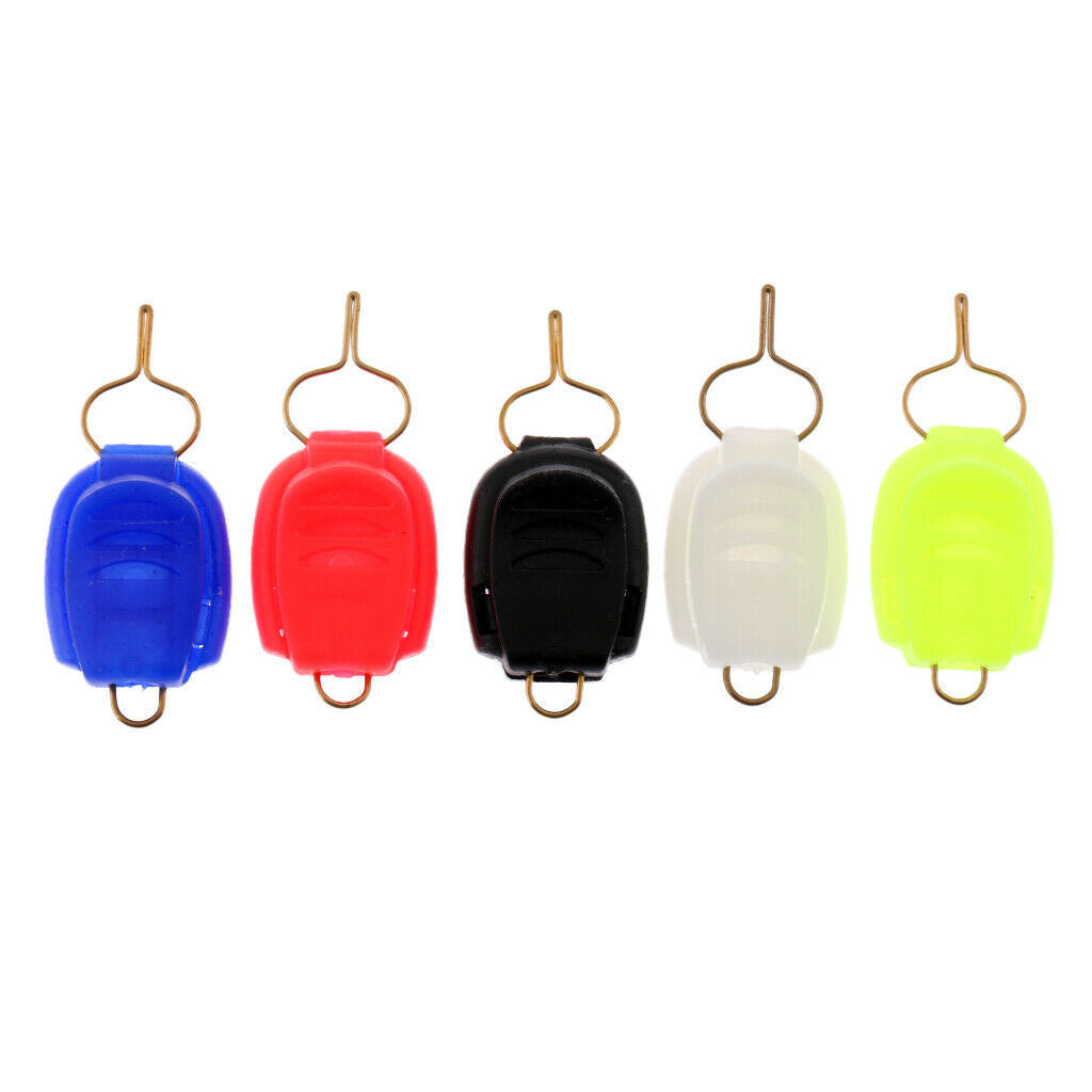 10Pc Fishing Line  Steel Baitcasting Wire Buckle Line Stopper Keepers